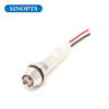 6V Red LED Metal Strip Line 6mm Indicator Light