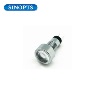 8mm Metal Automation 12v Red Indicator Light