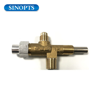 Brass gas patio heater pressure control valve