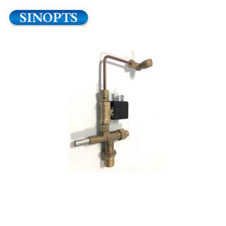 High pressure LPG gas safety valve with solenoid switch