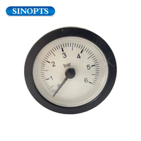 0-6 Bar 52mm Pressure Meter