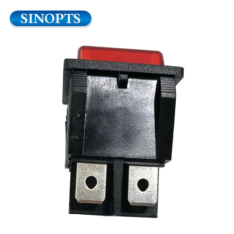 On-off Rocker Switch with Red Led Light 4pin 2position