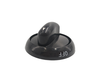 SINOPTS Gas Stove Replacement Burner Black Knob 6mm aperture