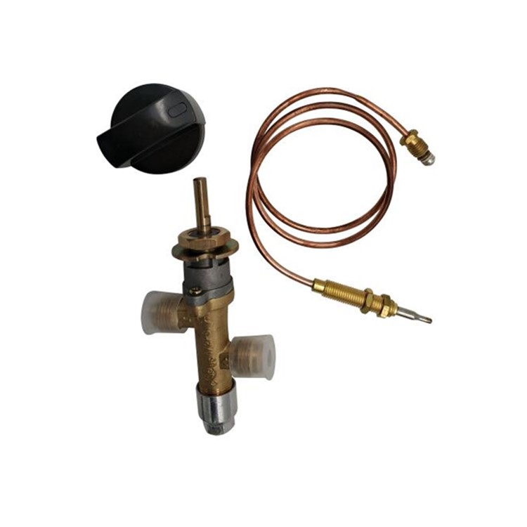 Propane lpg gas fire pit control safety valve flame failure device cooker gas heater valve with thermocouple and knob