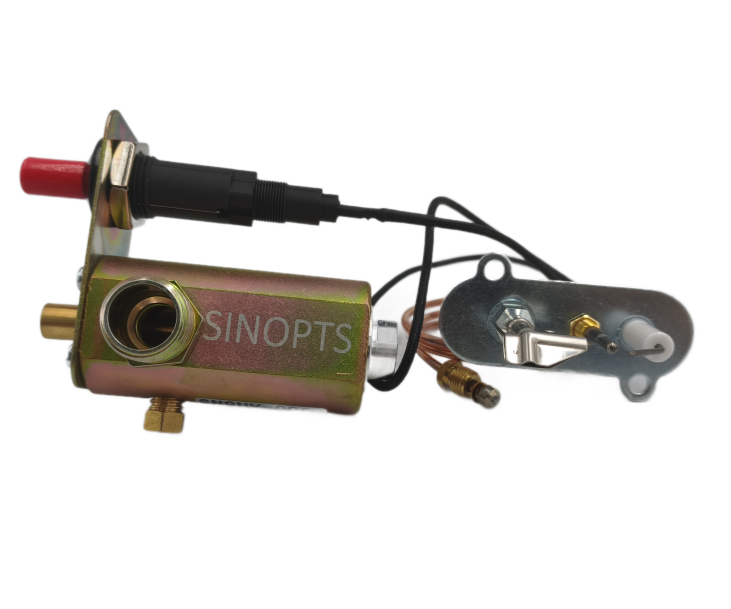 Gas heater spare parts burner system control valve, with piezoelectric igniter pilot burner