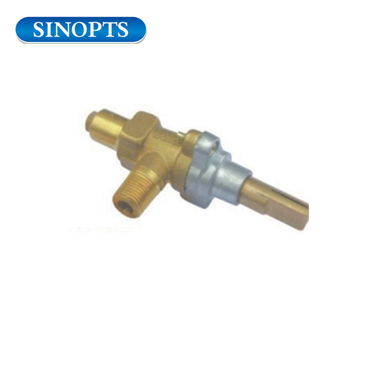 single spray brass gas valve for oven parts