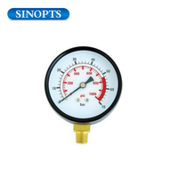 Temperature Pressure Differential Pressure Gauge 