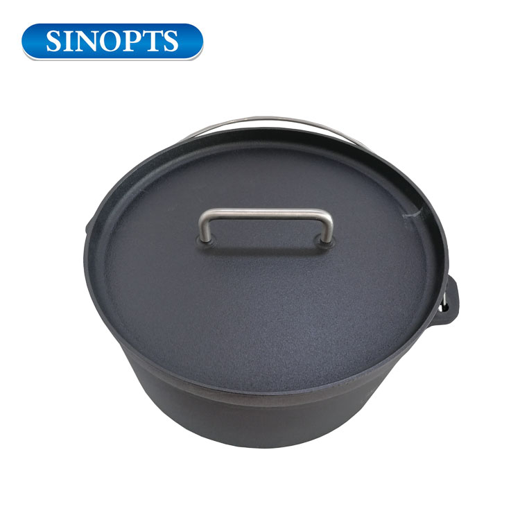 Cast Iron Dutch Oven for Camping Outdoor 