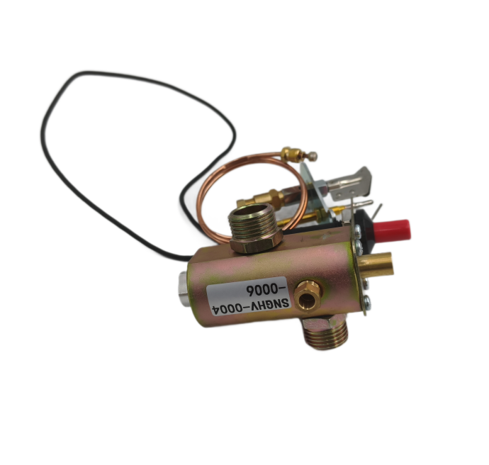 Gas heater spare parts burner system control valve, with piezoelectric igniter pilot burner