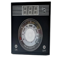 Sinopts TEL96-9001K Digital Display Temperature Controller Black