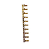 Brass Battery Terminal Crimping Cable Lug Hole Ring Female Pin with Male Pin Terminal