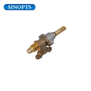 Brass gas oven stove safety plug valve