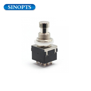 9-pin Guitar Effects Pedal Box Stomp Foot Metal Switch 