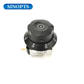 60 Minutes Axial Length 17mm Oven Timer Switch with Knob