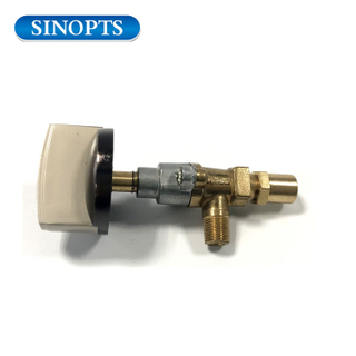 Brass gas control valve for gas heater
