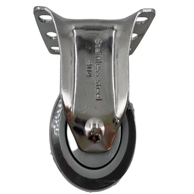 Lightweight Fixed TPR Silent Wear Resistant Foot Wheel Manual Belt Bearing Directional Wheel