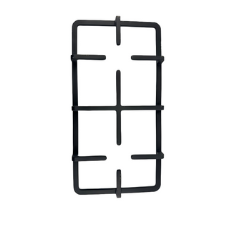 Two-Burner Cast Iron Gas Hob Support with Wok Holder for Outdoor Cooking & Indoor Gas Cooking Griddle & Grill Pan Accessory