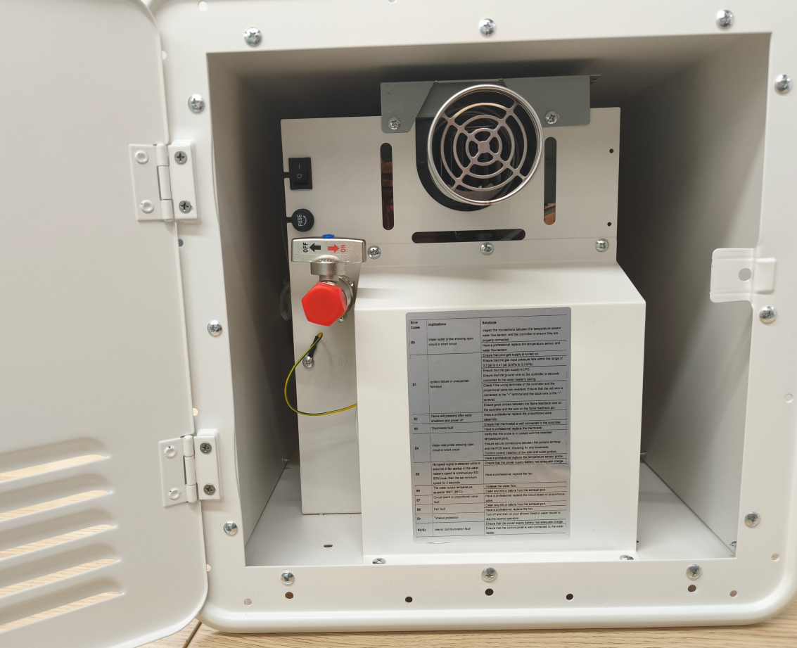 RV water heater, constant temperature vertical instant water heater, liquefied petroleum gas portable water heater