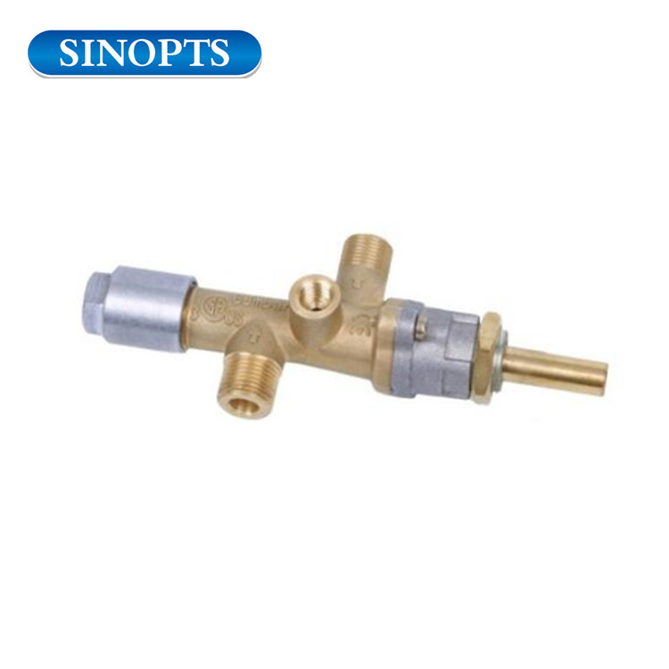 90 angles LPG NG gas heater valve with safety device