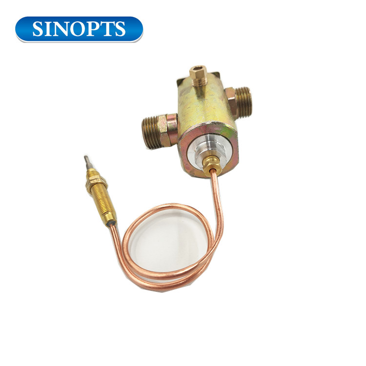 Gas stove control valve adjustable big flowrate valve
