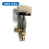 Brass gas control valve for gas heater