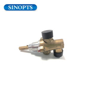 Brass valve for western kitchen cooker