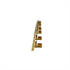  Battery Terminals Copper Crimping Cable Lug Hole Ring Female Pin Brass Material Tin Plating