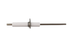 Ceramic ignition needle for gas stove, ignition head electrode, ignition sensing needle