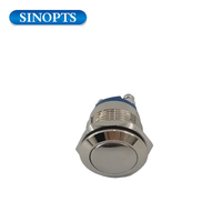 IP65 Waterproof 19mm metal push button