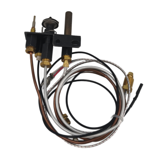 SINOPTS High-Performance ODS Pilot Burner Assembly with Ignition Electrodes & Lead Wires