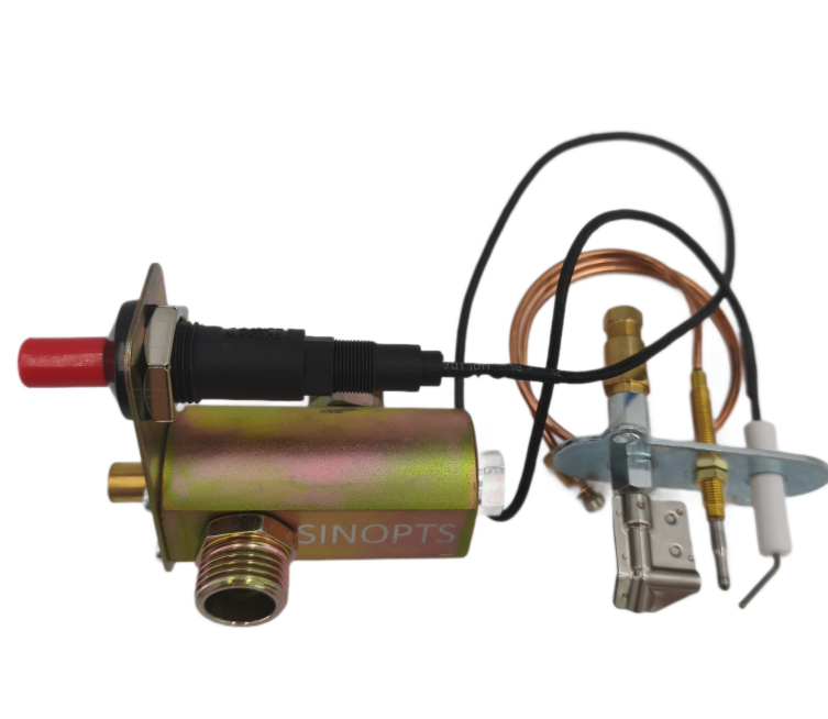 Gas heater spare parts burner system control valve, with piezoelectric igniter pilot burner