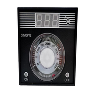 Sinopts TEL96-9001K 0-400℃ Digital Display Temperature Controller Black