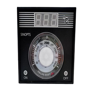 Sinopts TEL96-9001K 0-400℃ Digital Display Temperature Controller Black