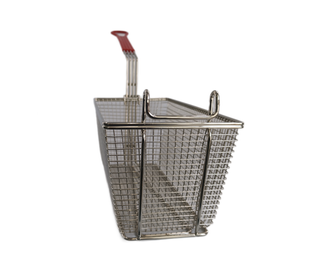 SINOPTS Rectangular Commercial Kitchen Frying Basket, French Fry Basket, Snack Basket, Deep Frying Basket