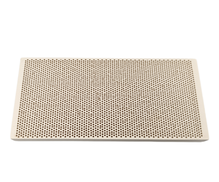 Infrared honeycomb ceramic plate for gas heater parts for gas burners
