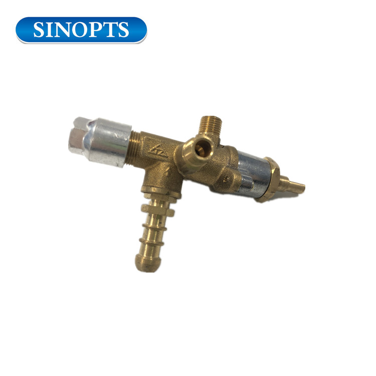 Gas heater valve, gas valve, heater valve